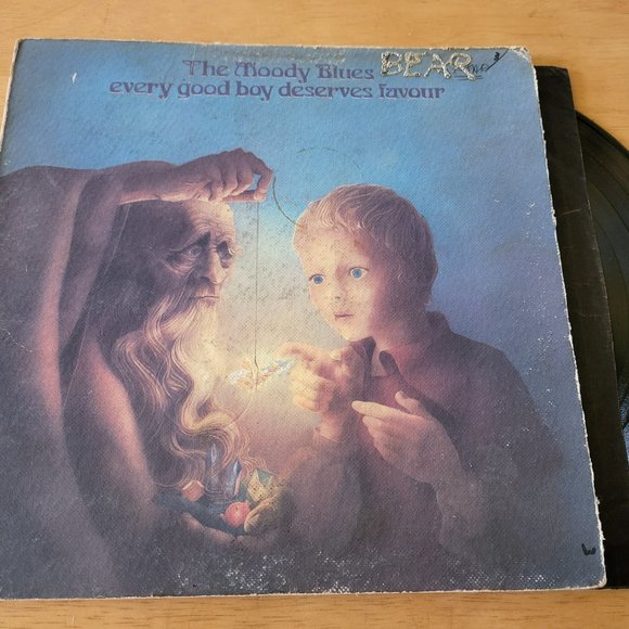 THE MOODY BLUES Every Good Boy Deserves Favour LP 1971 Threshold THS 5 Rock LP5 - Picture 1 of 12
